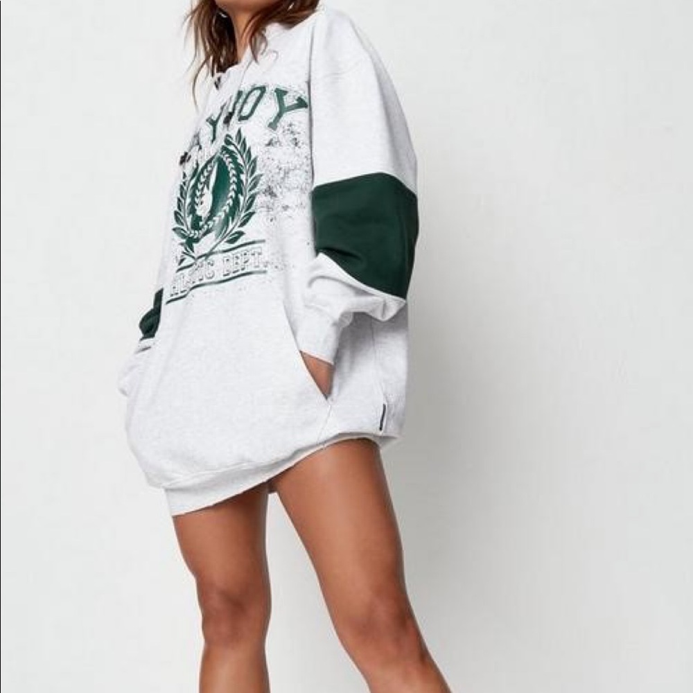 Playboy x missguided hoodie dress